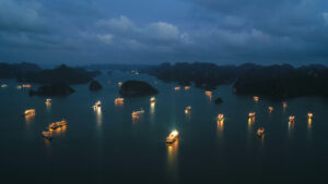 Top Activities on an Overnight Halong Bay Cruise: Kayaking, Caves, Island Visits, Cooking Class & Squid Fishing