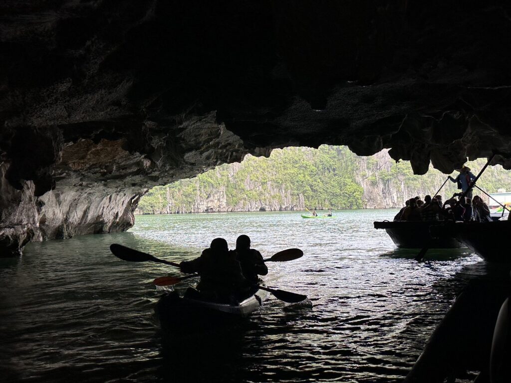 • Dark & Bright Cave (by bamboo boat)
