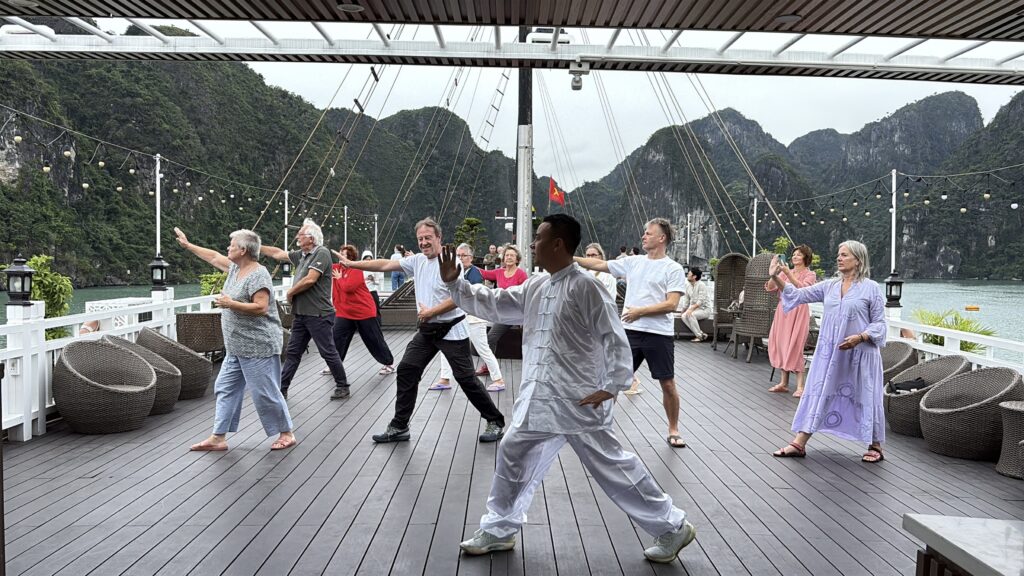 Morning Tai Chi or Yoga on the sundeck
