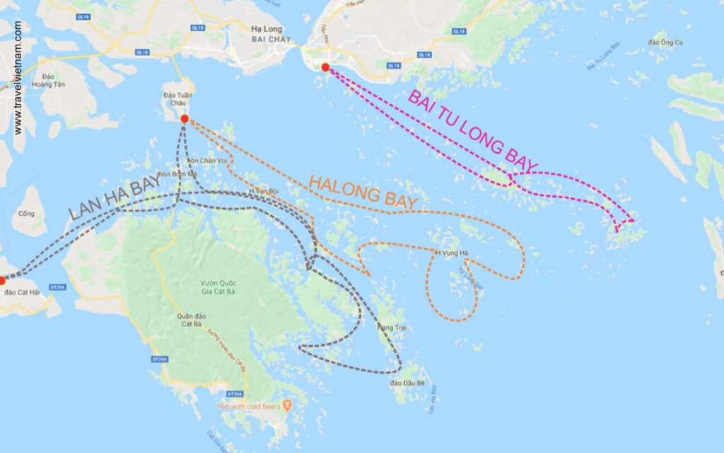 Halong Bay Is Managed by Fixed Cruise Routes