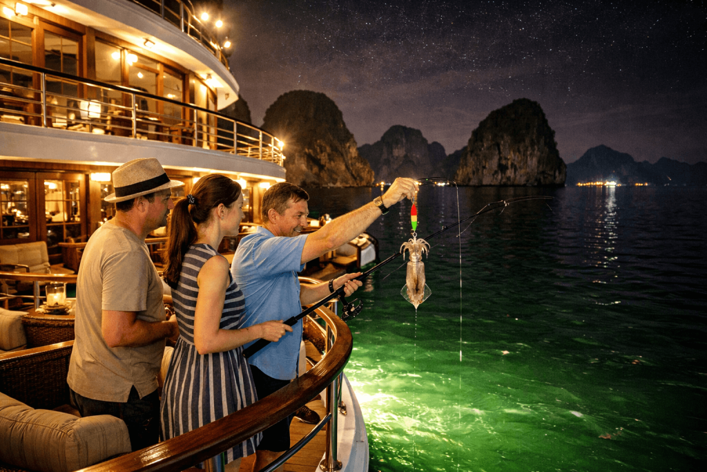 NIGHT SQUID FISHING