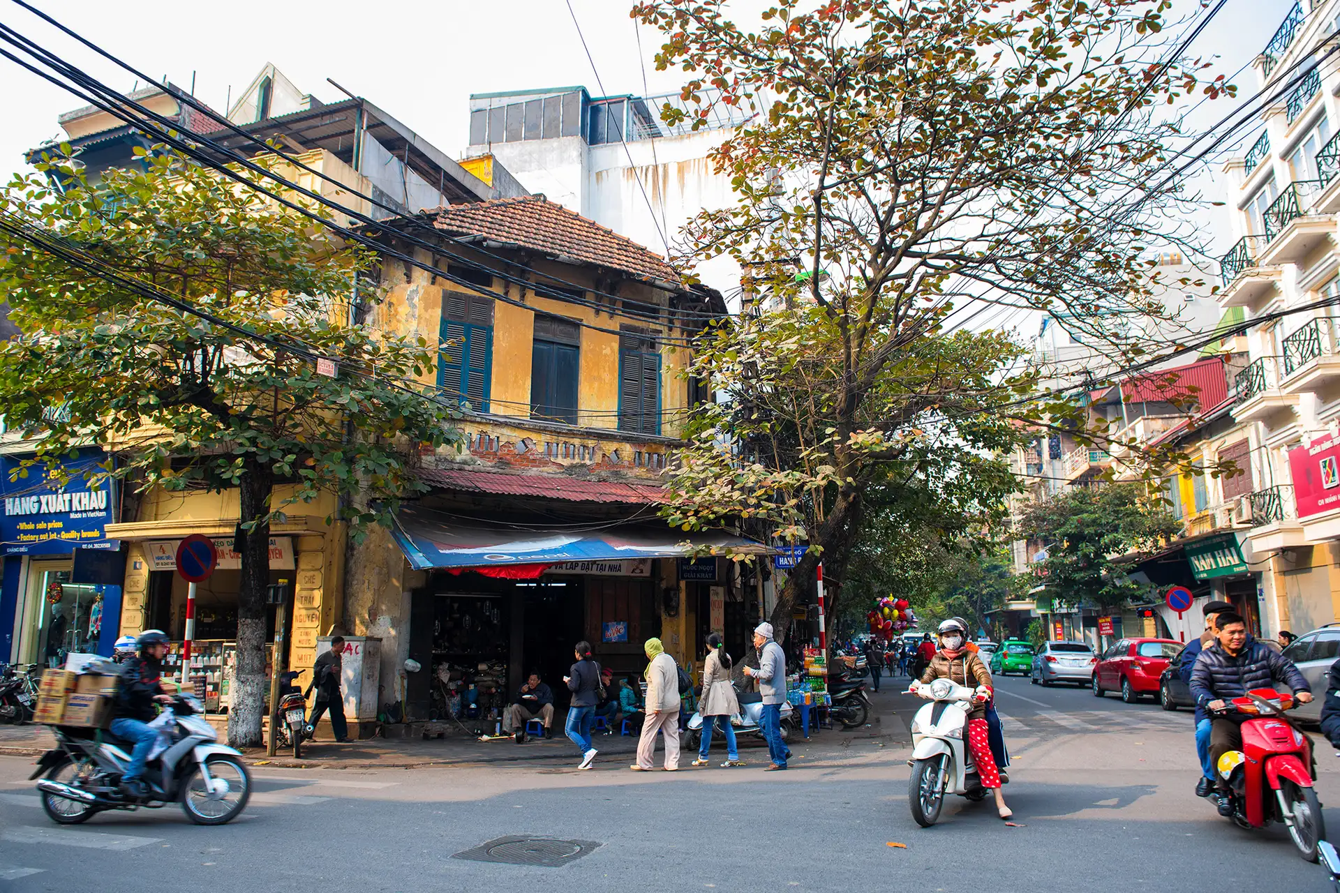 Điểm đón khách ở Hà Nội 